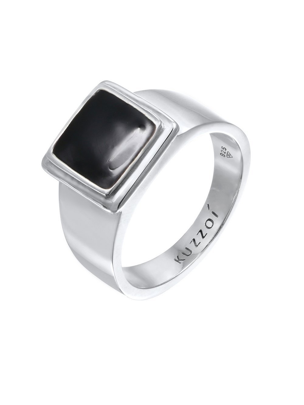 KUZZOI Ring Herren silber, 60 Image