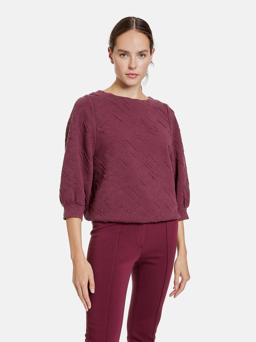 Taifun 3/4 Arm Shirt Damen himbeer, 38