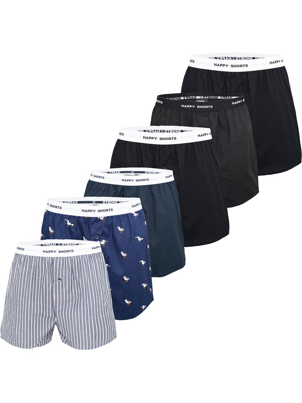 HAPPY SHORTS Boxer Herren mehrfarbig, M Image