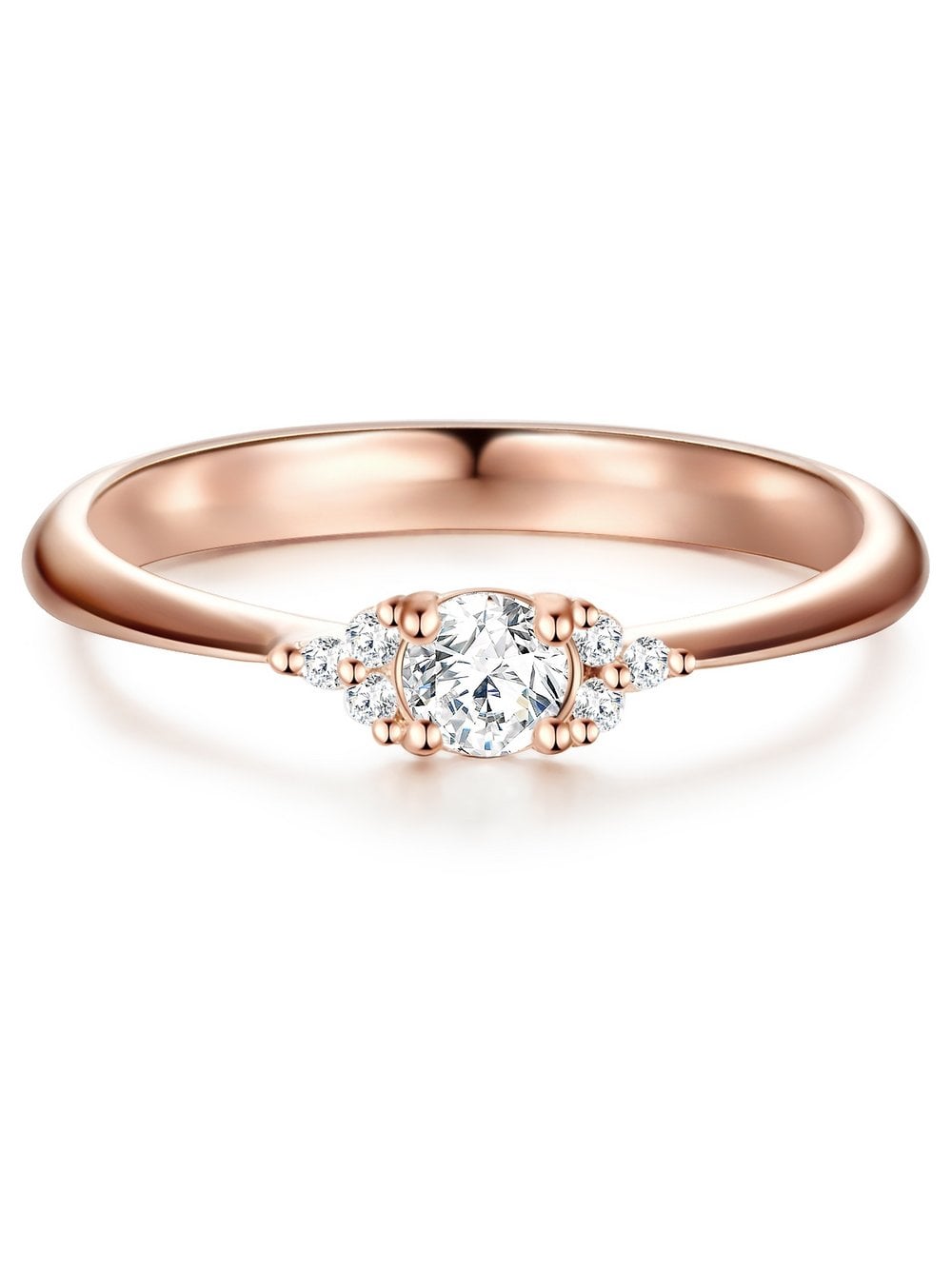 Trilani Ring Damen roségold, 49 Image