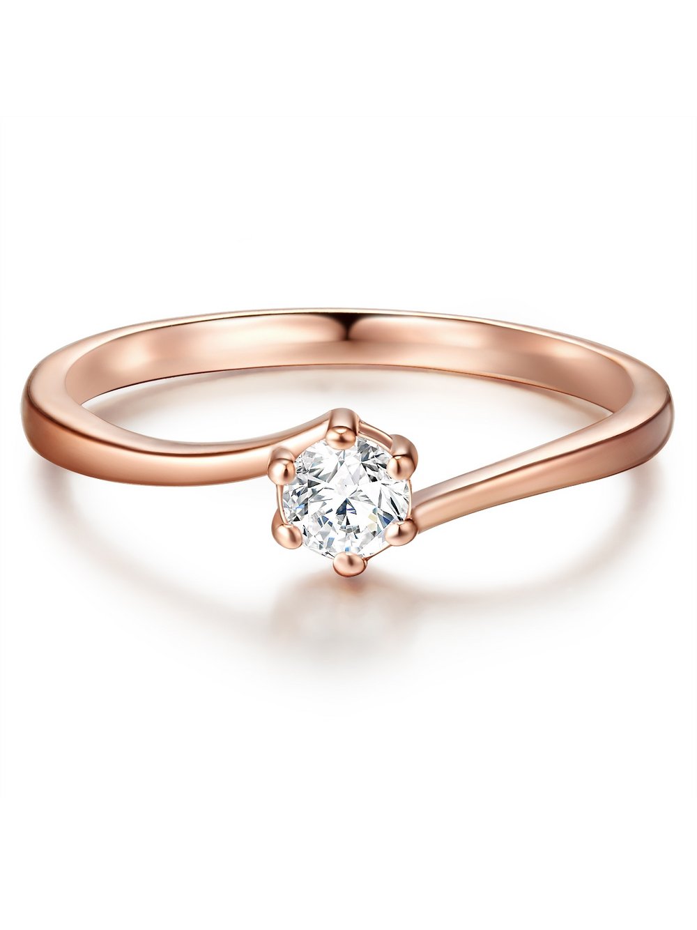 Trilani Ring Damen roségold, 57 Image