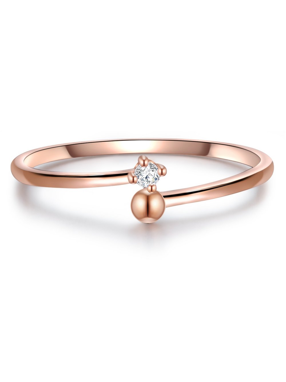 Glanzstücke München Ring Damen roségold, 60 Image