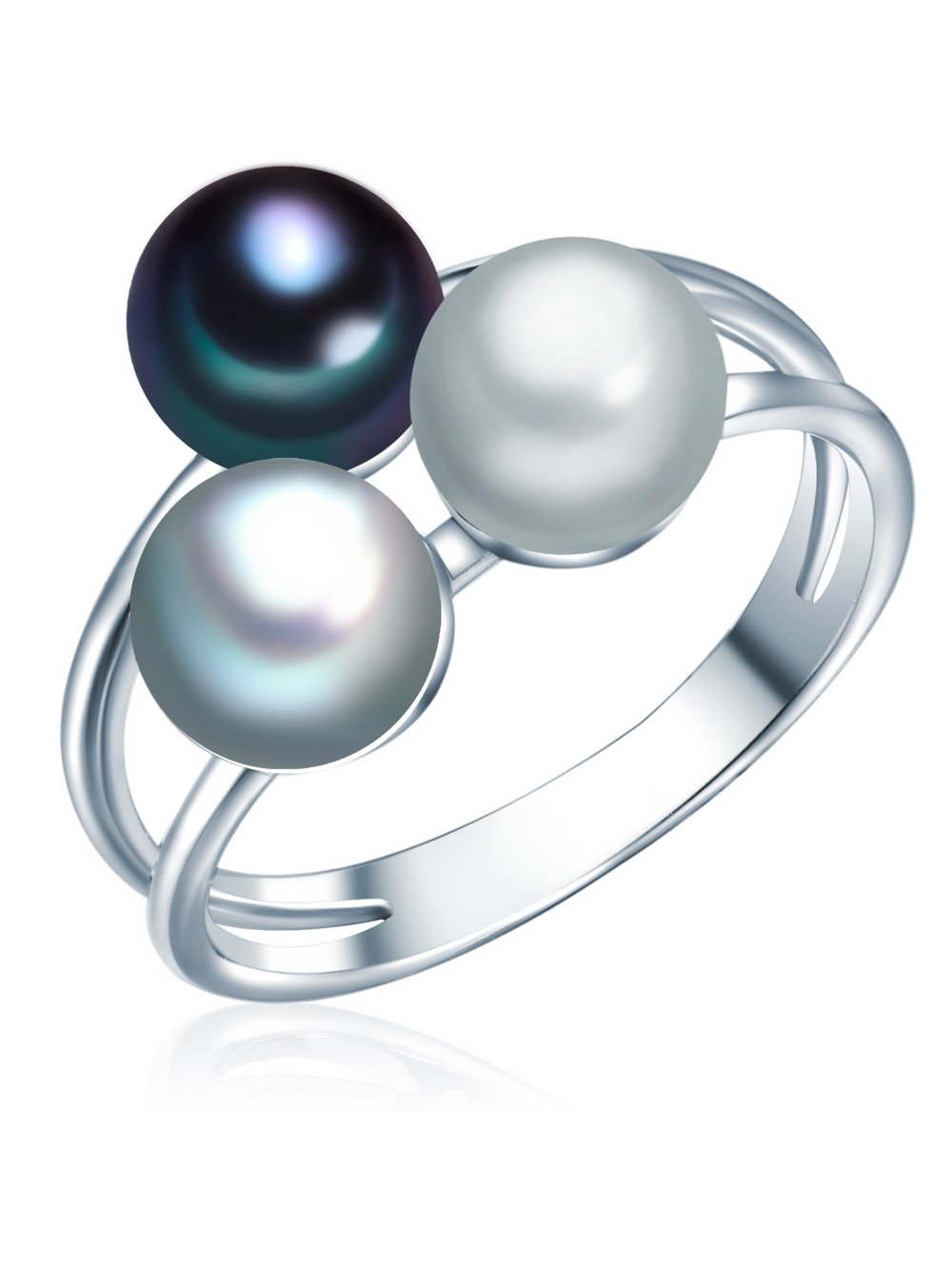 Valero Pearls Ring Damen silber, 54 Image
