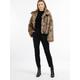 Dreimaster Faux Fur Jacke Damen braun, S