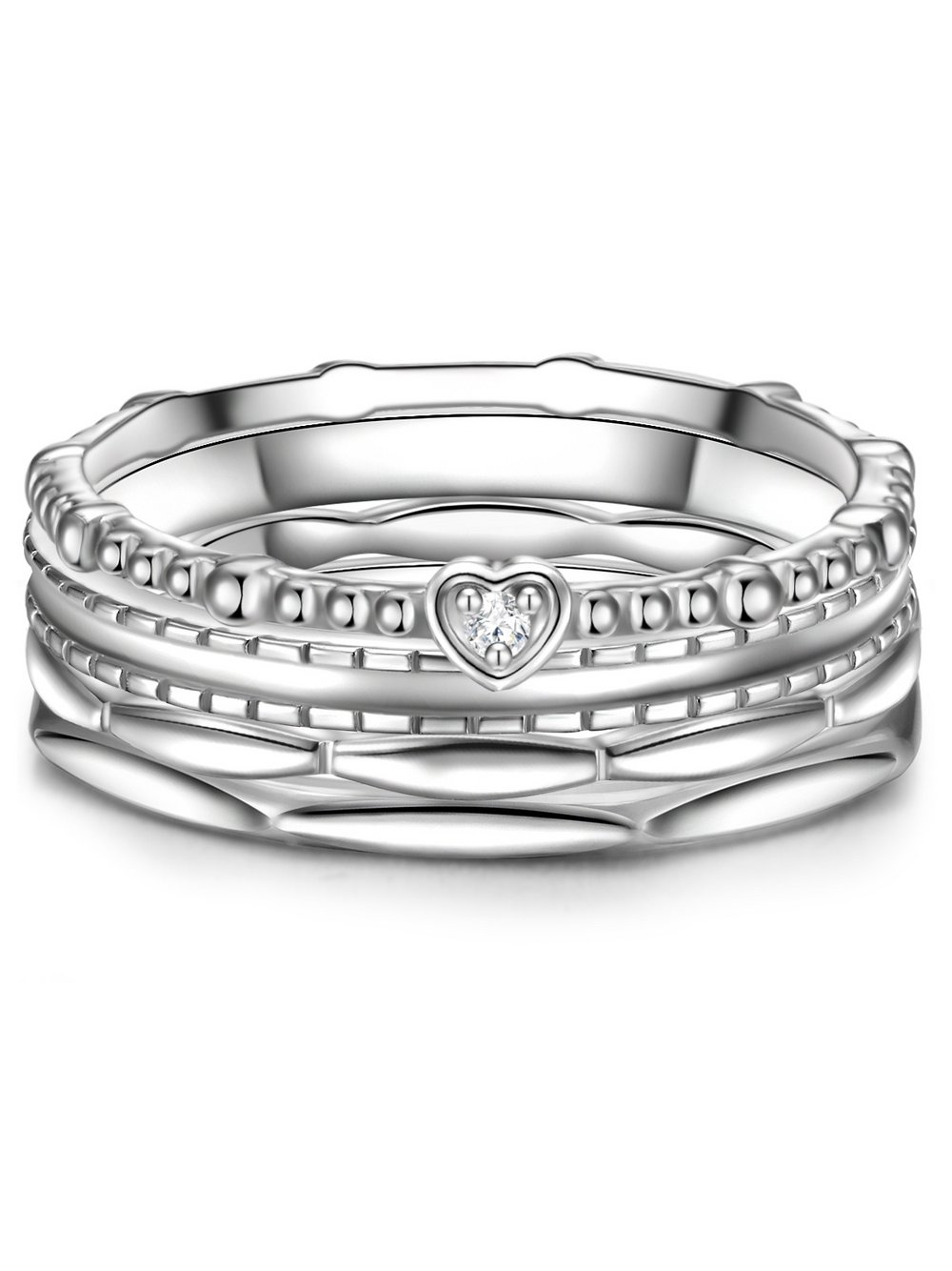 Glanzstücke München Ring Damen silber, 50 Image