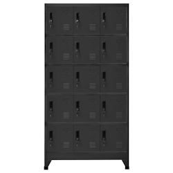 vidaXL Schließfachschrank Anthrazit 90x40x180 cm Stahl Image