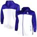 Men's Royal/White Los Angeles Dodgers Big & Tall Yoke Full-Zip Hoodie