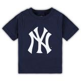 Toddler Navy New York Yankees Team Crew Primary Logo T-Shirt