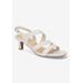 Women's Como Sandals by Easy Street in Bone (Size 8 1/2 M)