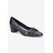 Extra Wide Width Women's Millie Pump by Easy Street in Navy (Size 11 WW)