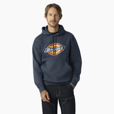 Dickies Men's Water Repellent Logo Hoodie - Airforce Blue Size 2Xl (TW22A)