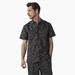 Dickies Men's Skateboarding Cooling Relaxed Fit Shirt - Black Tonal Concrete Camo Size XS (WSSK8)