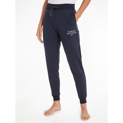 Jogginghose "TRACK PANTS", Damen, Gr. M (38), N-Gr, schwarz (desert, sky), Sweatware, Obermaterial: 50% Baumwolle, 50% Polyester, TOMMY HILFIGER UNDERWEAR, meliert, Basic, bequem knöchellang, Hosen, mit Markenlogo-Aufdruck Image