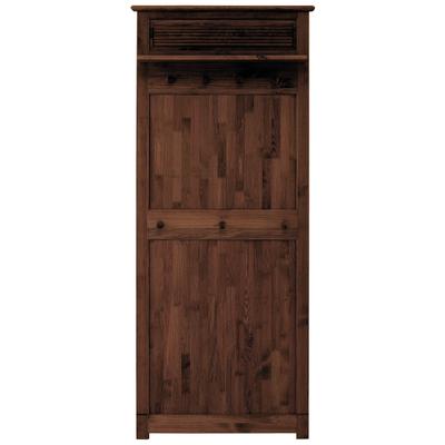 Garderobenpaneel HOME AFFAIRE "Rauna", braun, B:85cm H:194cm T:15cm, Massivholz, Garderobenpaneele, aus massiver Kiefer, Breite 85 cm, FSC-zertifiziert Image