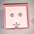Kate Spade Jewelry | Kate Spade Pearl Earrings With Golden Crown/Sun Detail - “Flying Colors” Cream | Color: Cream/Gold | Size: Os