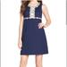 Lilly Pulitzer Dresses | Lilly Pulitzer Rosie Shift True Navy Dress | Color: Blue/Gold | Size: 2