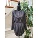 Converse Dresses | Converse Women's Black Polyester Round Neck Long Sleeve Knee Length Dress Size L | Color: Black | Size: L