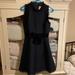 Kate Spade Dresses | Kate Spade Dress Size 4 Dark Blue Black Velvet | Color: Blue | Size: 4