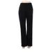 Gap Outlet Dress Pants - Super Low Rise Straight Leg Boyfriend: Black Bottoms - Women's Size 4