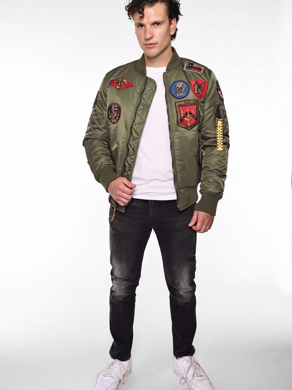 Topgun Bomberjacke Herren oliv, XXL Image