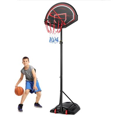 Costway 5.6-7.5FT Height Adjustable Basketball Hoop System Stand - See Details