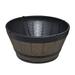 Rustic Resin Barrels Bucket Flower Planter Hanging Plant Pots Boxes Container Pail patio and garden Backyard Planter Outdoor