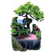 Water Fountains Crafts Waterfall Fountain Decoration With Mist