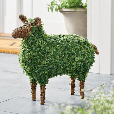 Faux Boxwood Garden Sheep, Shep - Grandin Road