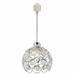FSLiving Dimmable Iron Globe Pendant Light H-Type Track Light Modern Clear Crystal Lamp Shade Industrial Vintage Instant on Track Mount Pendant Lights for Kitchen Island Customizable - 3 Light