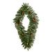 Nearly Natural 3 Holiday Christmas Geometric Diamond Wreath with Pinecones and 50 Warm White LED Lights