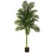 Nearly Natural 7 Single Stalk Golden Cane Artificial Palm Tree