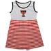 Girls Toddler White Texas Tech Red Raiders Tank Dress