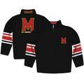 Toddler Black Maryland Terrapins Quarter-Zip Jacket