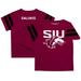 Toddler Maroon Southern Illinois Salukis Team Logo Stripes T-Shirt