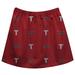 Girls Youth Cardinal Troy University Trojans All Over Print Skirt