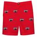 Toddler Red Clark Atlanta University Panthers Structured Shorts