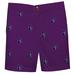 Youth Purple Furman Paladins Team Logo Structured Shorts