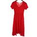 Jessica Simpson Dresses | Jessica Simpson Maternity Short Sleeve Coral Dress Size Small | Color: Pink/Red | Size: Sm