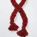 Anthropologie Accessories | Anthropologie Scarf Iznik Braided Winter Italy Chunky Yarn Skinny Soft 74" L Nwt | Color: Red | Size: Os