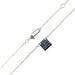 Gucci Jewelry | Gucci Gucci Square Plate Pendant Necklace Sv 925 Silver | Color: Silver | Size: Os