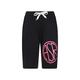 AS ROMA GIL Unisex Shorts ASR Rosa Fluo Badehose, Nero e Rosa Fluo, Extra Extra Large