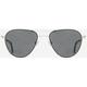 AO Sebring Sunglasses - Women's Black Silver Frame True Color Gray AOLite Nylon Lenses 55-19-140 SEB155STTOGYN