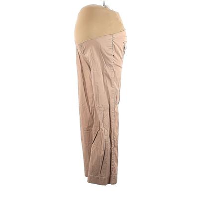 Gap - Maternity Khaki Pant: Tan Print Bottoms - Women's Size 2 Maternity