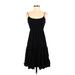 Forever 21 Casual Dress - A-Line Scoop Neck Sleeveless: Black Print Dresses - Women's Size Small