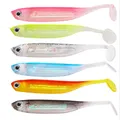 5 pièces/lot 2.2g/7cm leurre de pêche t-tail leurre souple pour la pêche Shad pêche doux ver