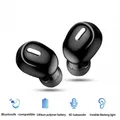 Mini écouteur intra-auriculaire sans fil Bluetooth 5.0 casque mains libres écouteur de sport avec