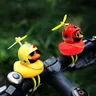 Petit canard jaune pour moto casque à vis à air canard debout canard cassé au vent canard pour