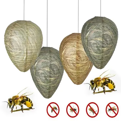 Piège à guêpes suspendues piège à insectes volants nid de guêpes lutte antiparasitaire efficace