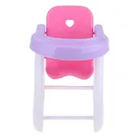 Mobilier Miniature de maison de poupée chaise haute ABS pour chambre de bébé