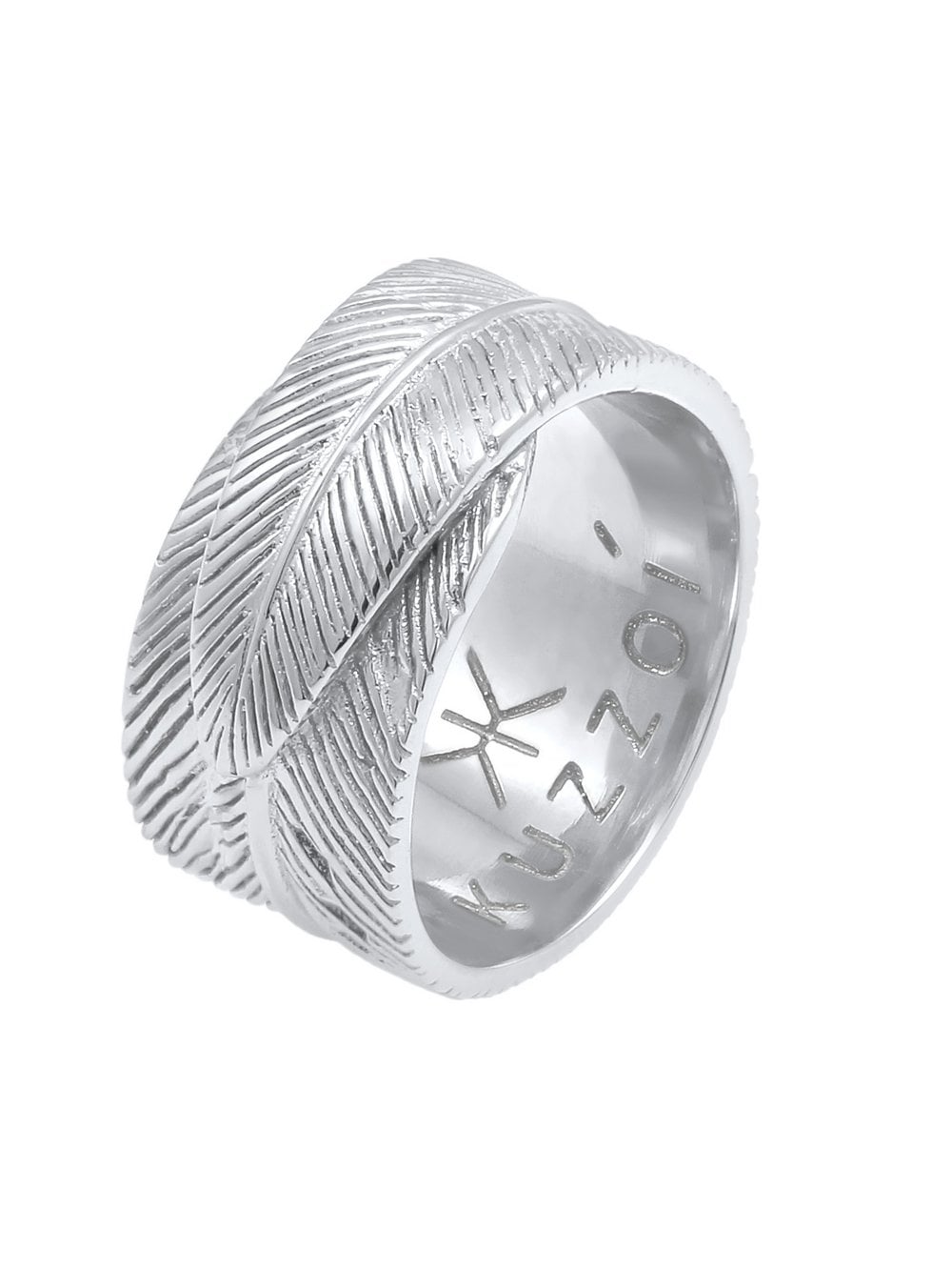 KUZZOI Ring Herren silber, 60 Image